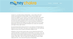 Desktop Screenshot of moneychakra.com